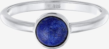 ELLI PREMIUM Ring Edelstein Ring in Blau