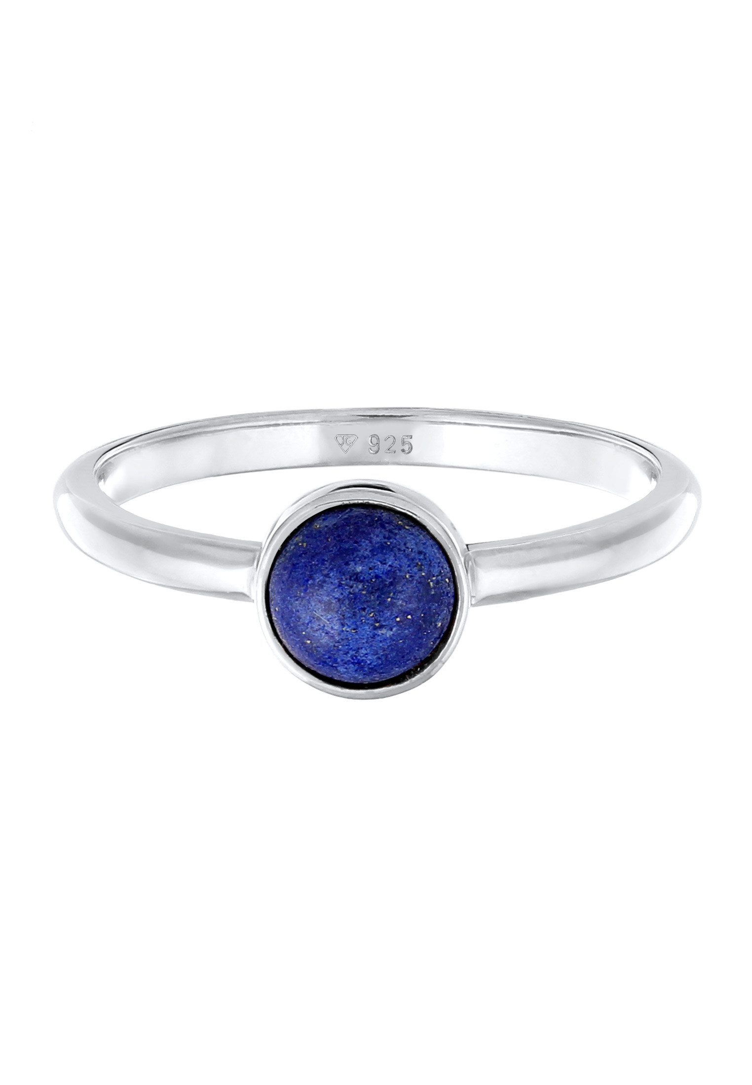 ELLI PREMIUM Ring Edelstein Ring in Silber, Blau 