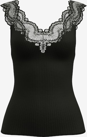 CALIDA Slaapshirt 'Feminine Lounge' in Zwart: voorkant
