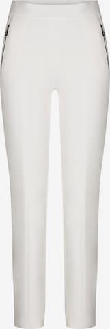 STEHMANN Slimfit Hose in Weiß: Vorderseite