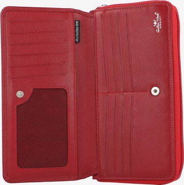 GOLDEN HEAD Wallet 'Polo' in Red