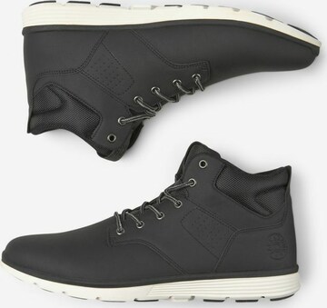 JACK & JONES Veterboots 'JOINER' in Zwart