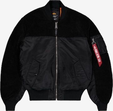 ALPHA INDUSTRIES Välikausitakki värissä musta: etupuoli