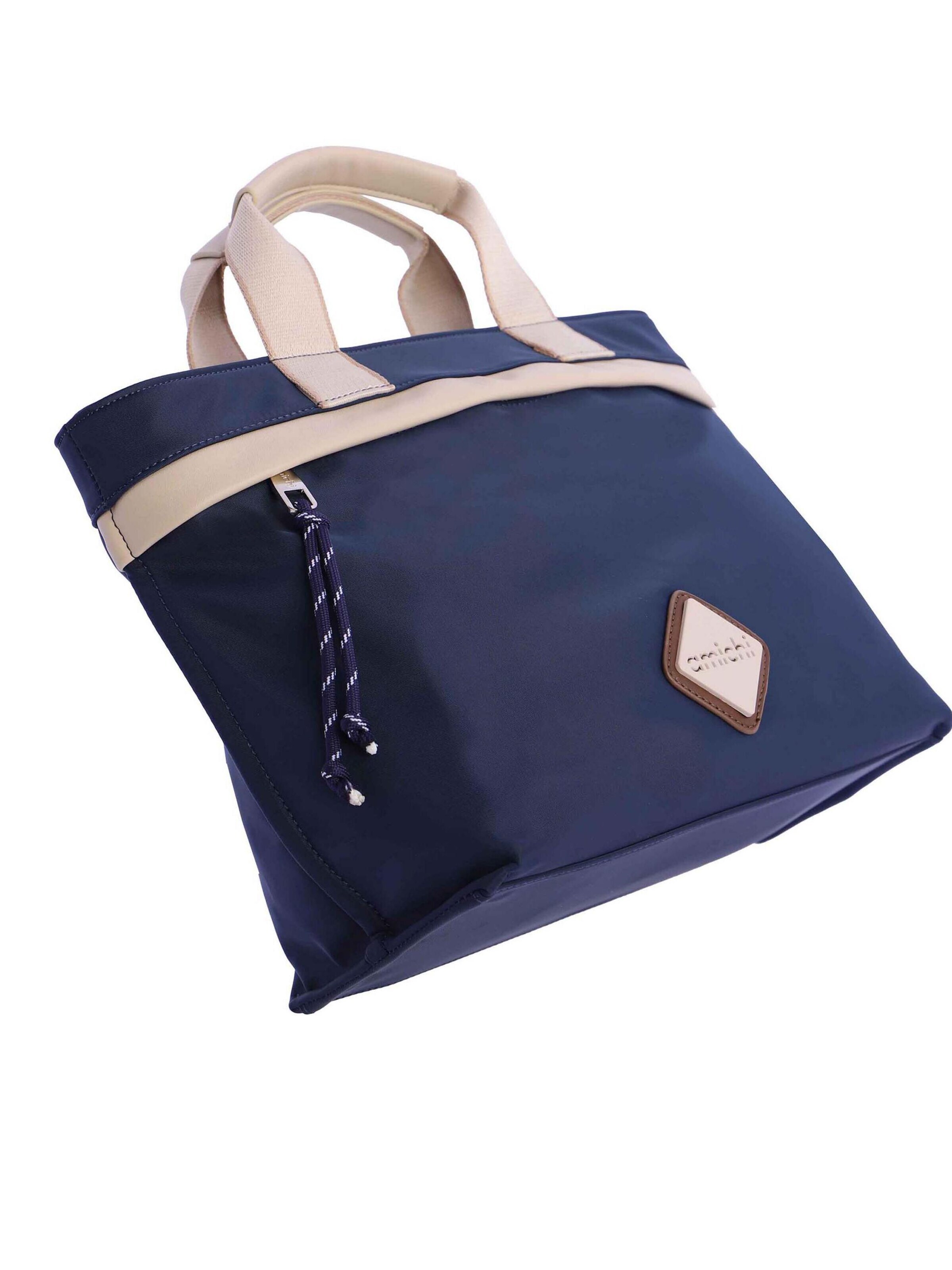 Amichi - Bolso de mano 'Bolso de mano para mujer Aurora de nailon con cremallera' en azul