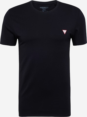 T-Shirt GUESS en noir : devant