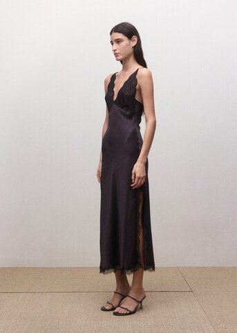 MANGO Pantolette in Braun