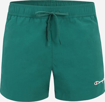 Shorts de bain Champion Authentic Athletic Apparel en vert : devant