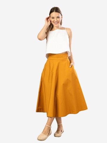 Nikka Place Skirt 'Tulip' in Yellow