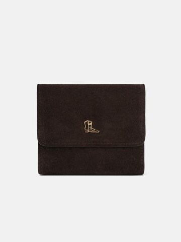 L37 HANDMADE SHOES Wallet in Brown: front