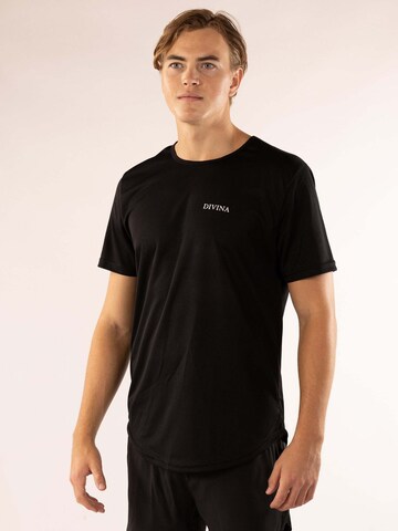 T-Shirt fonctionnel 'Holo' Divina en noir