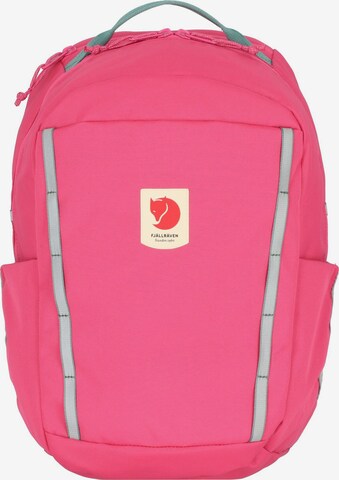 Zaino di Fjällräven in rosa: frontale