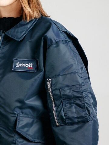 Schott NYC Tussenjas 'DANWRS' in Blauw