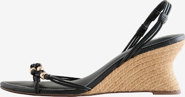 Sandales 'Forever Comfort®' Next en noir : devant