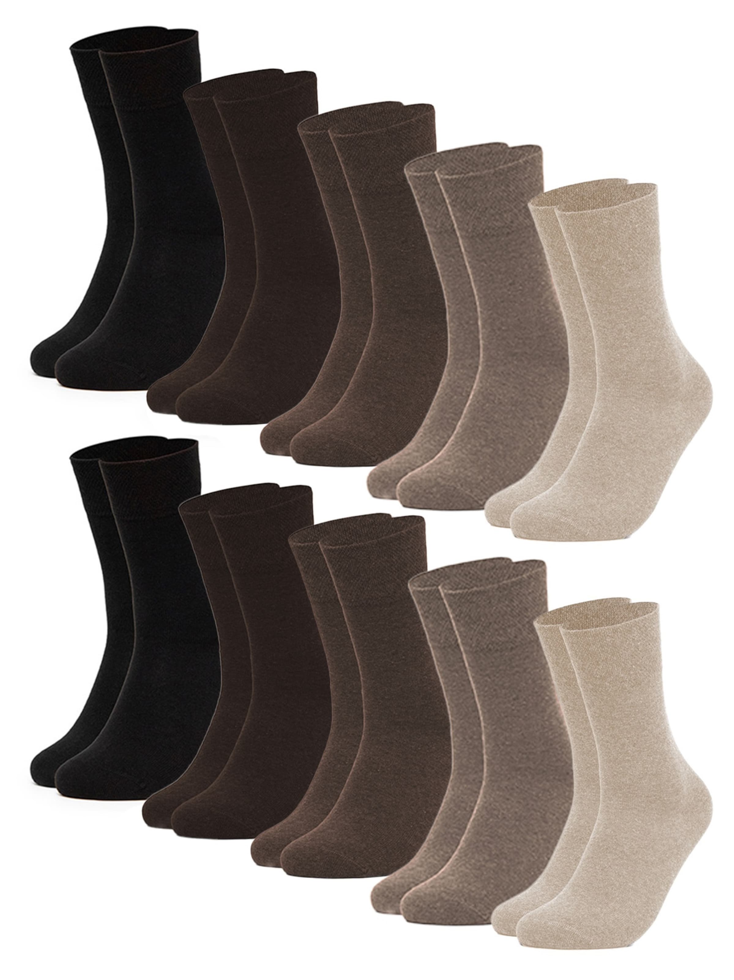 Calzino 'Diabetiker Goetz' di Occulto in marrone: frontale