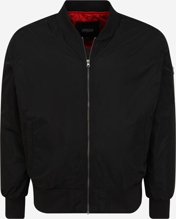 Urban Classics Between-season jacket in Black: front