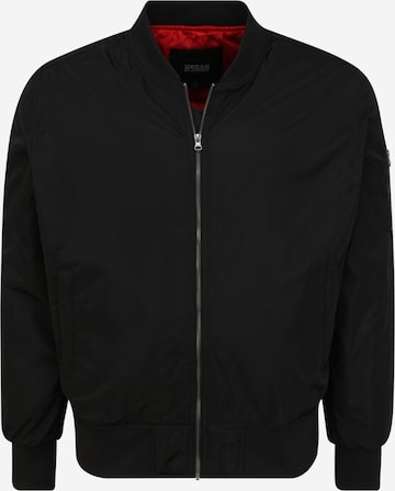 Urban Classics Between-Season Jacket in Black: front