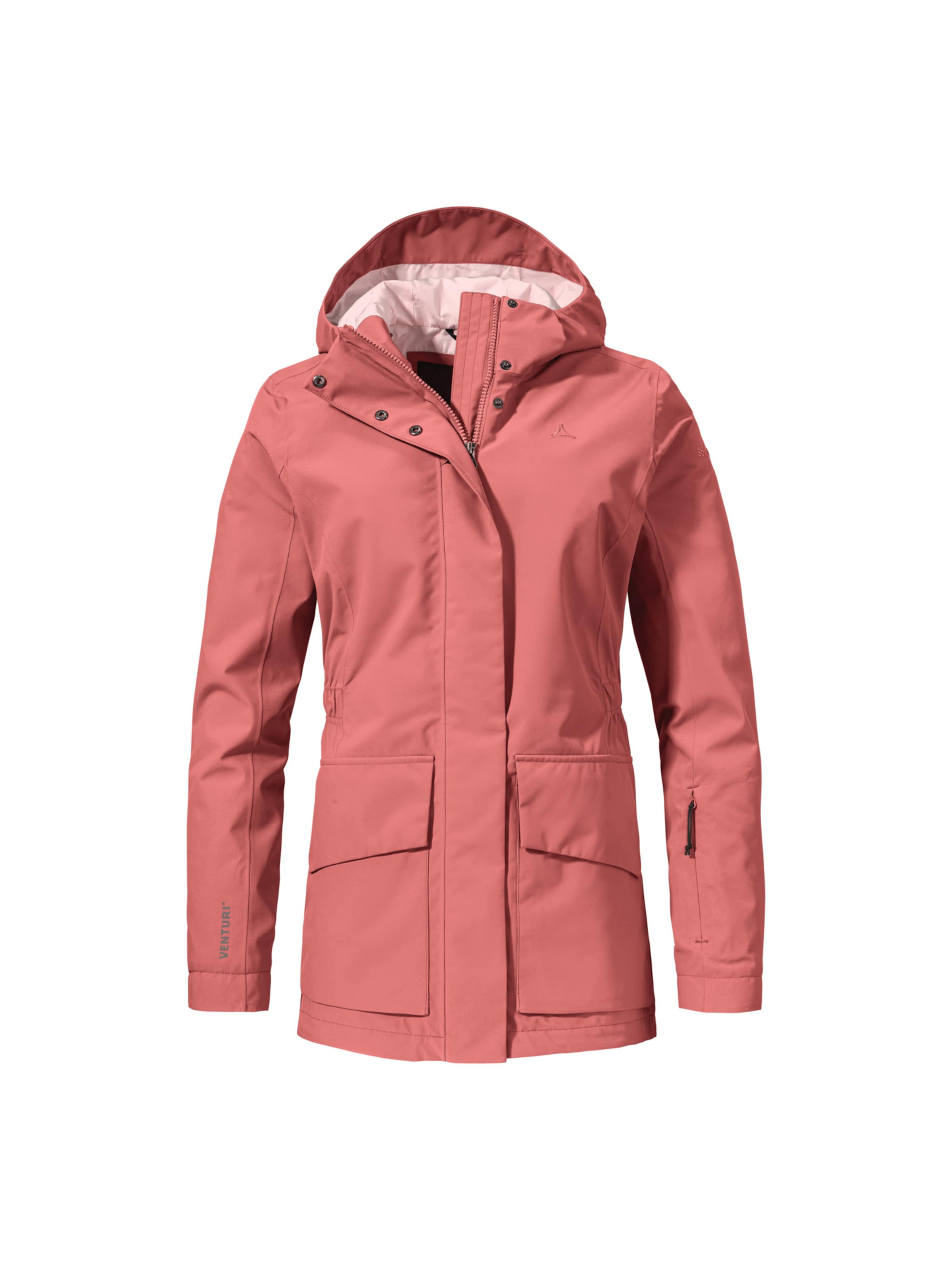 Schöffel Outdoorjas 'Geneva' in Oranje: voorkant