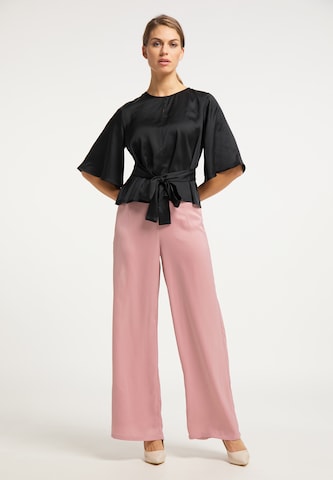 Wide leg Pantaloni de la usha BLACK LABEL pe roz