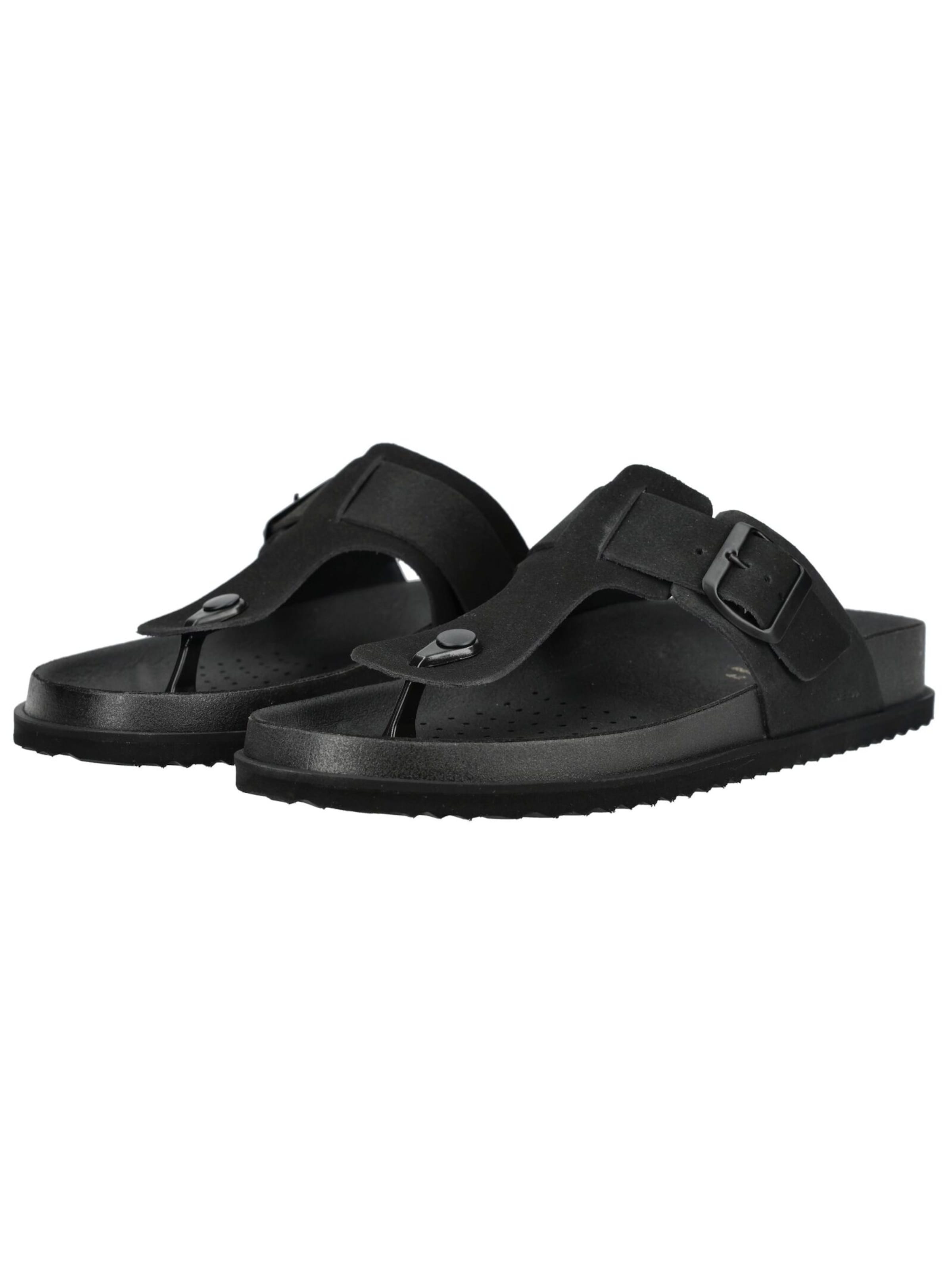 GEOX T-bar sandals in Black