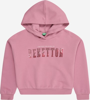 UNITED COLORS OF BENETTON - Sudadera en rosa: frente