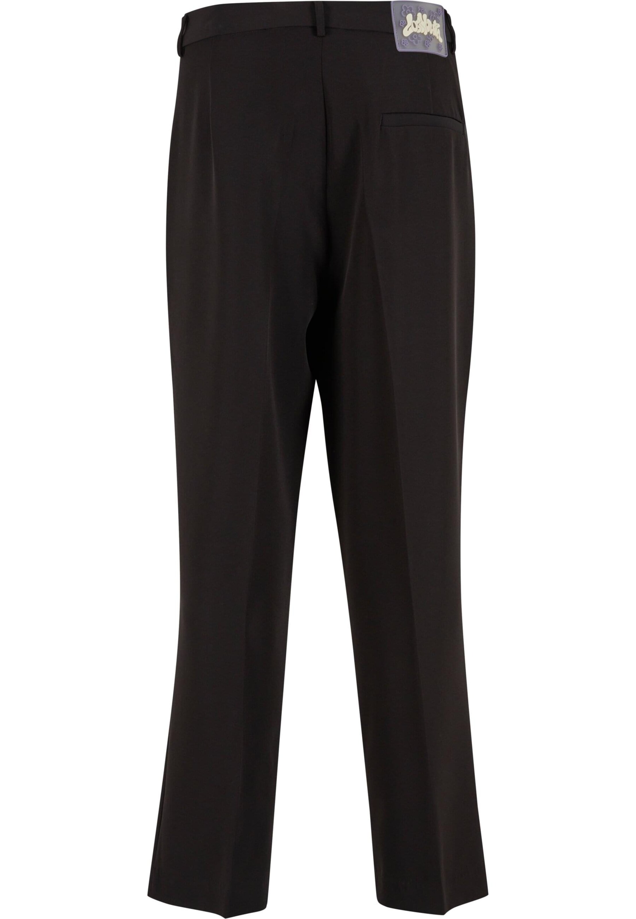 883Police Loose fit Pleat-front trousers in Black