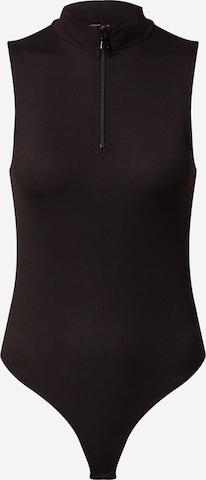 Dr. Denim Shirtbody 'Silvana' in Schwarz: predná strana