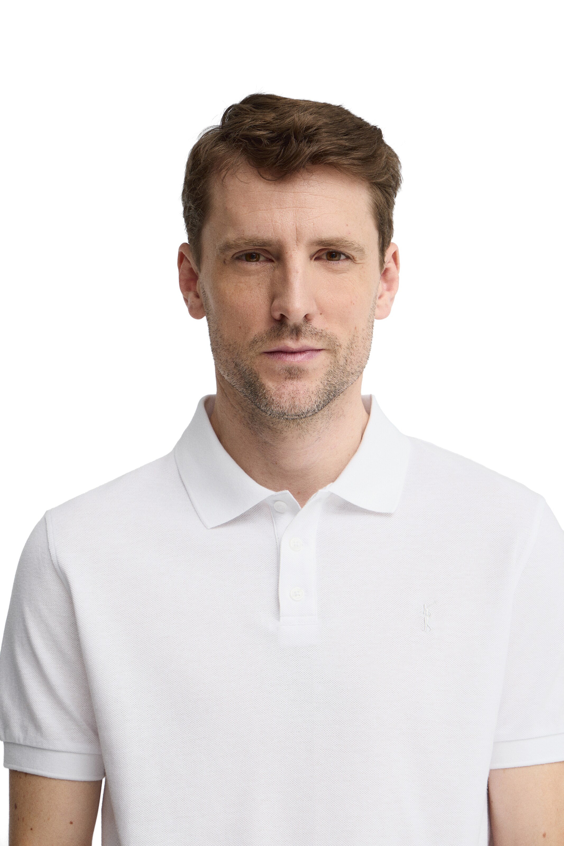 Polo Club Shirt in White