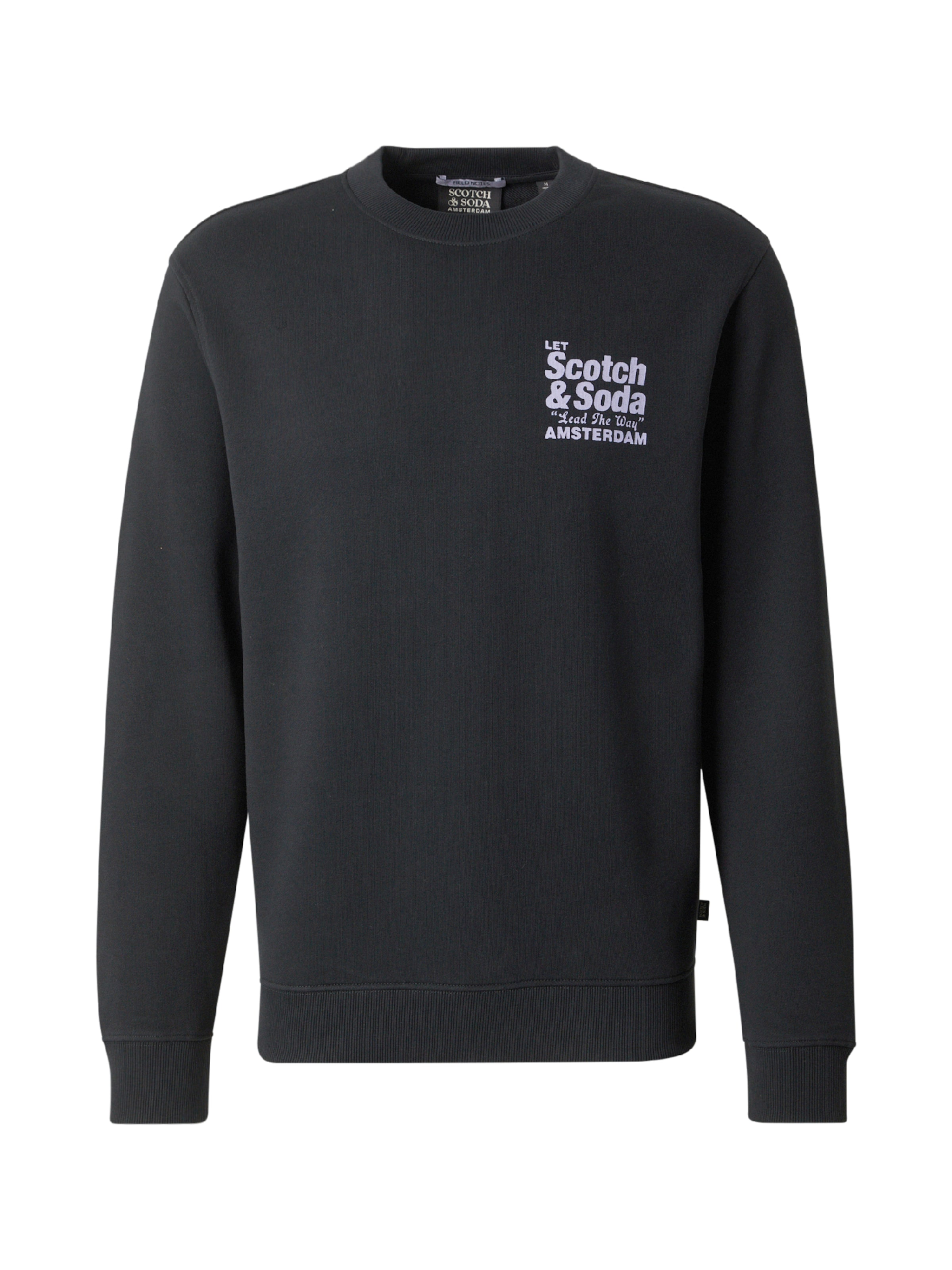 SCOTCH & SODA Sweatshirt in Lavender / Black, Item view