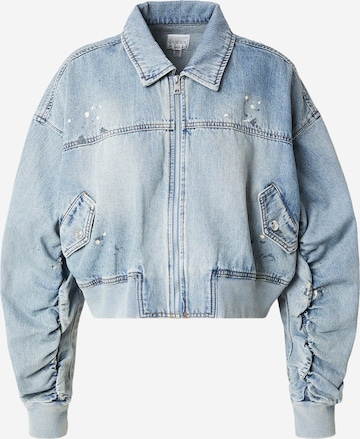 mėlyna GUESS Demisezoninė striukė 'ANNA': priekis