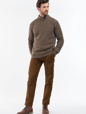 Barbour Trui in Bruin