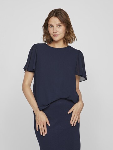 VILA Bluse in Blau: Vorderseite