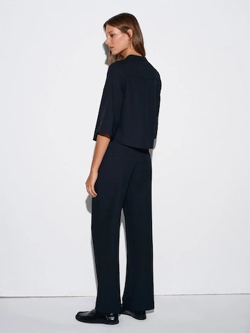 Dilvin Wide Leg Hose in Blau