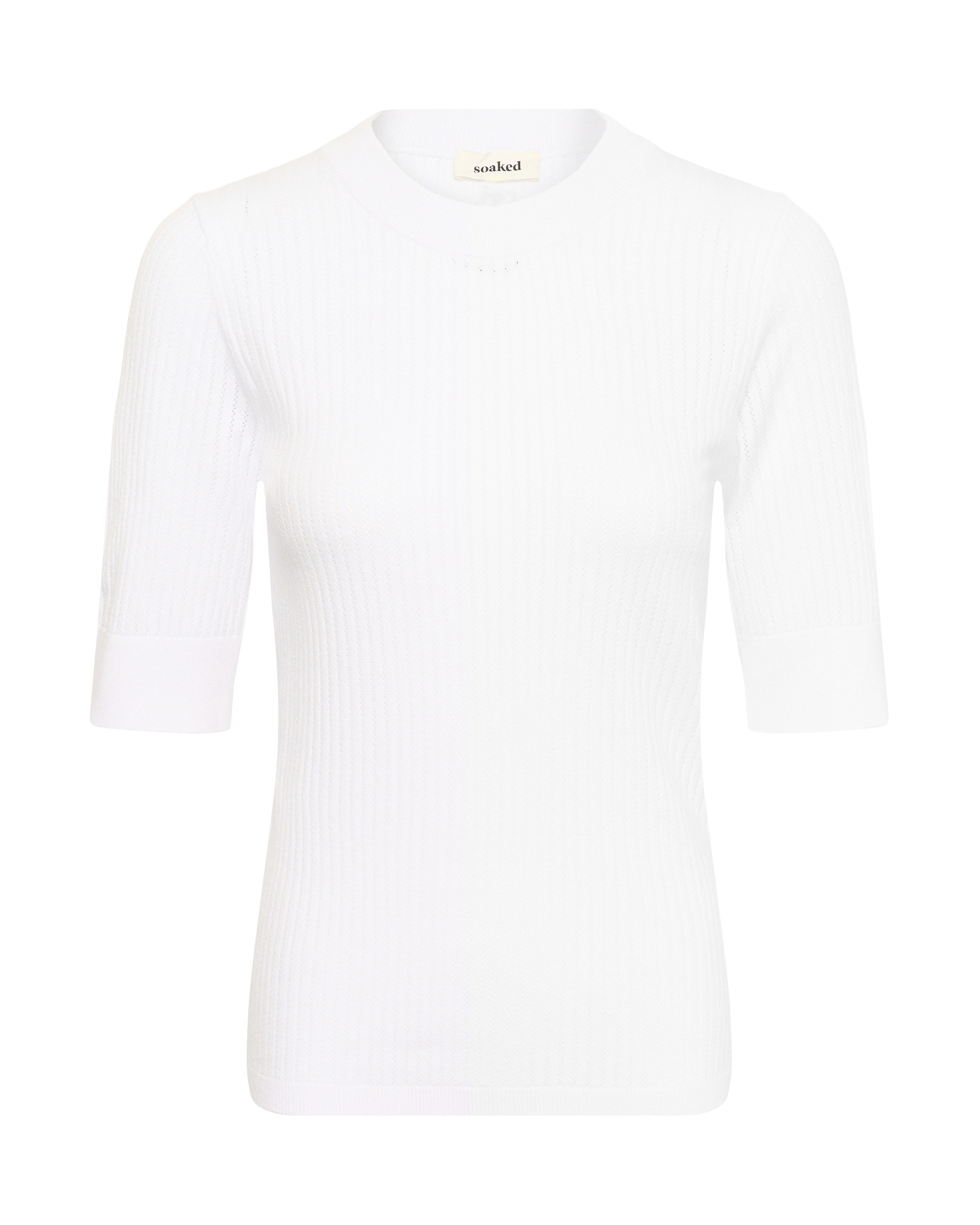 SOAKED IN LUXURY Pullover 'Spina' i hvid: forside