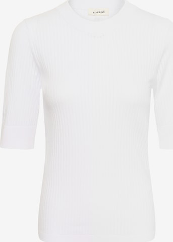 SOAKED IN LUXURY Pullover 'Spina' i hvid: forside