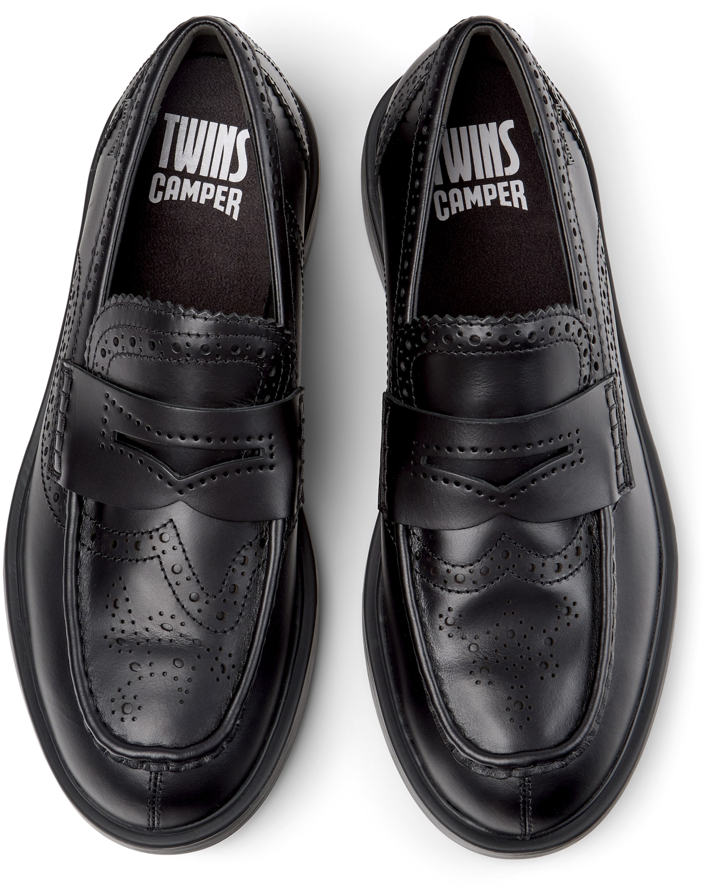 CAMPER Moccasin ' Dean Twins ' in Black