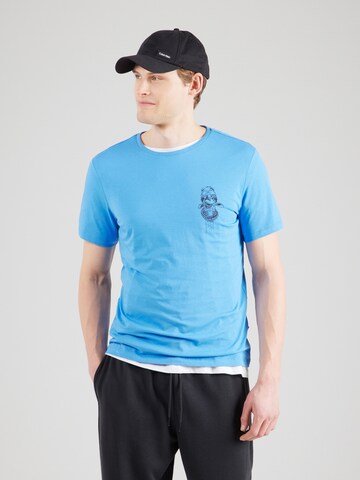 T-Shirt 'JACKSON' BLEND en bleu