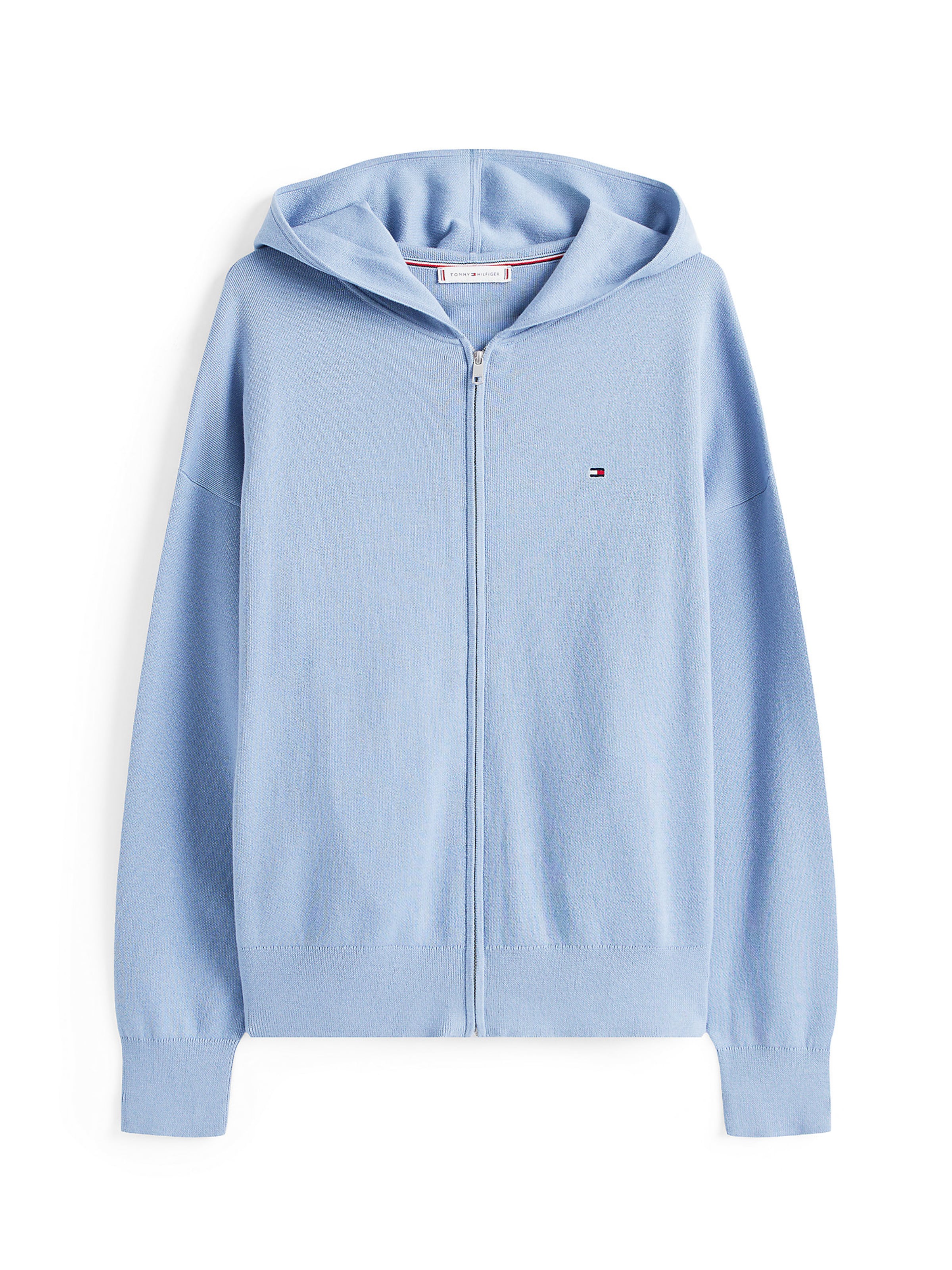 TOMMY HILFIGER Sweatjacke in Blau: Vorderseite