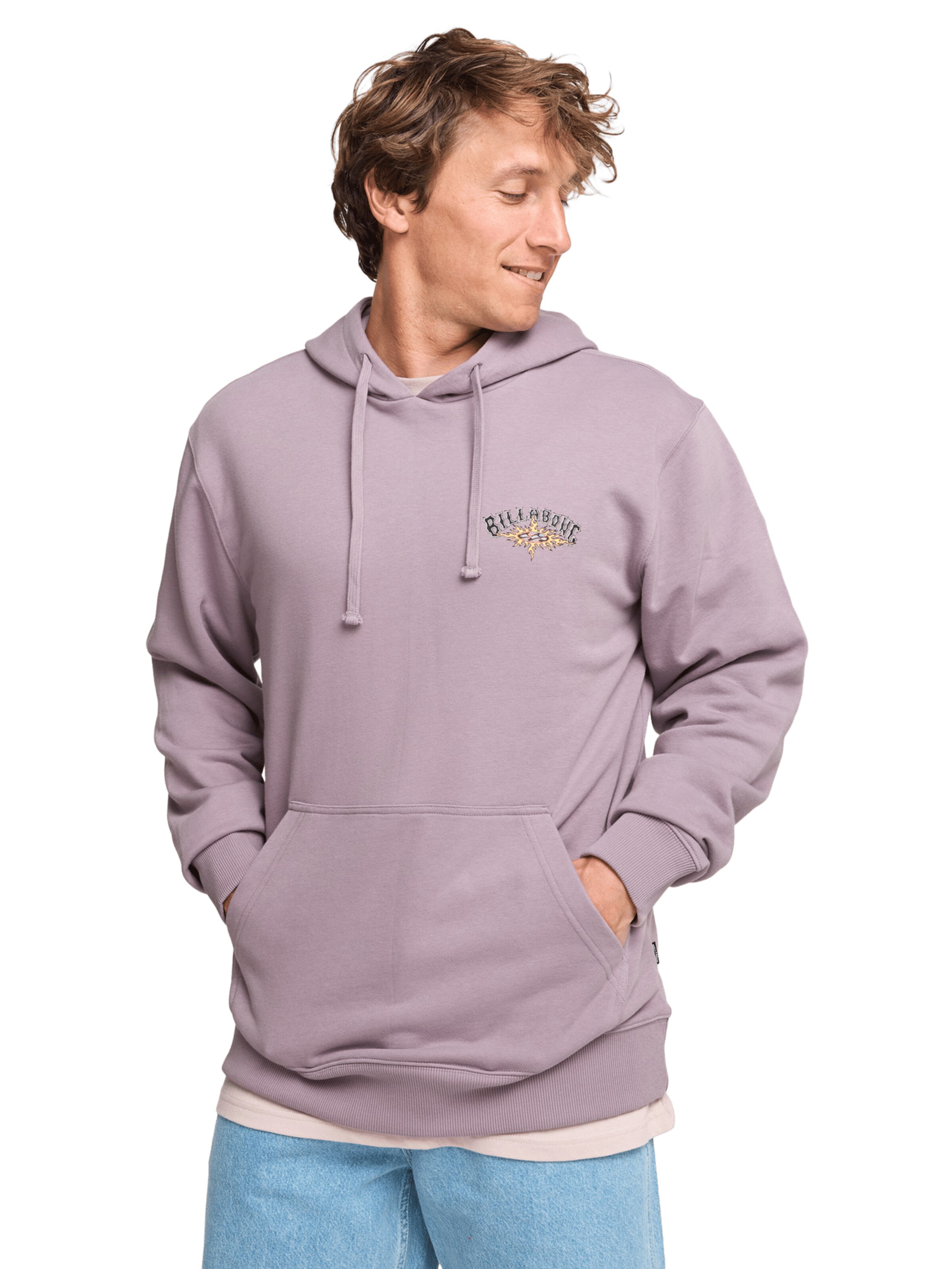 BILLABONG Sweatshirt 'Foundation' in Lila