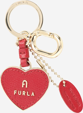 FURLA Prívesky na kľúče 'CAMELIA' - Červená: predná strana