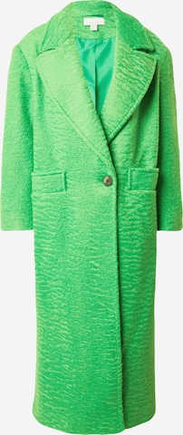 TOPSHOP Ανοιξιάτικο και φθινοπωρινό παλτό σε πράσινο: μπροστά