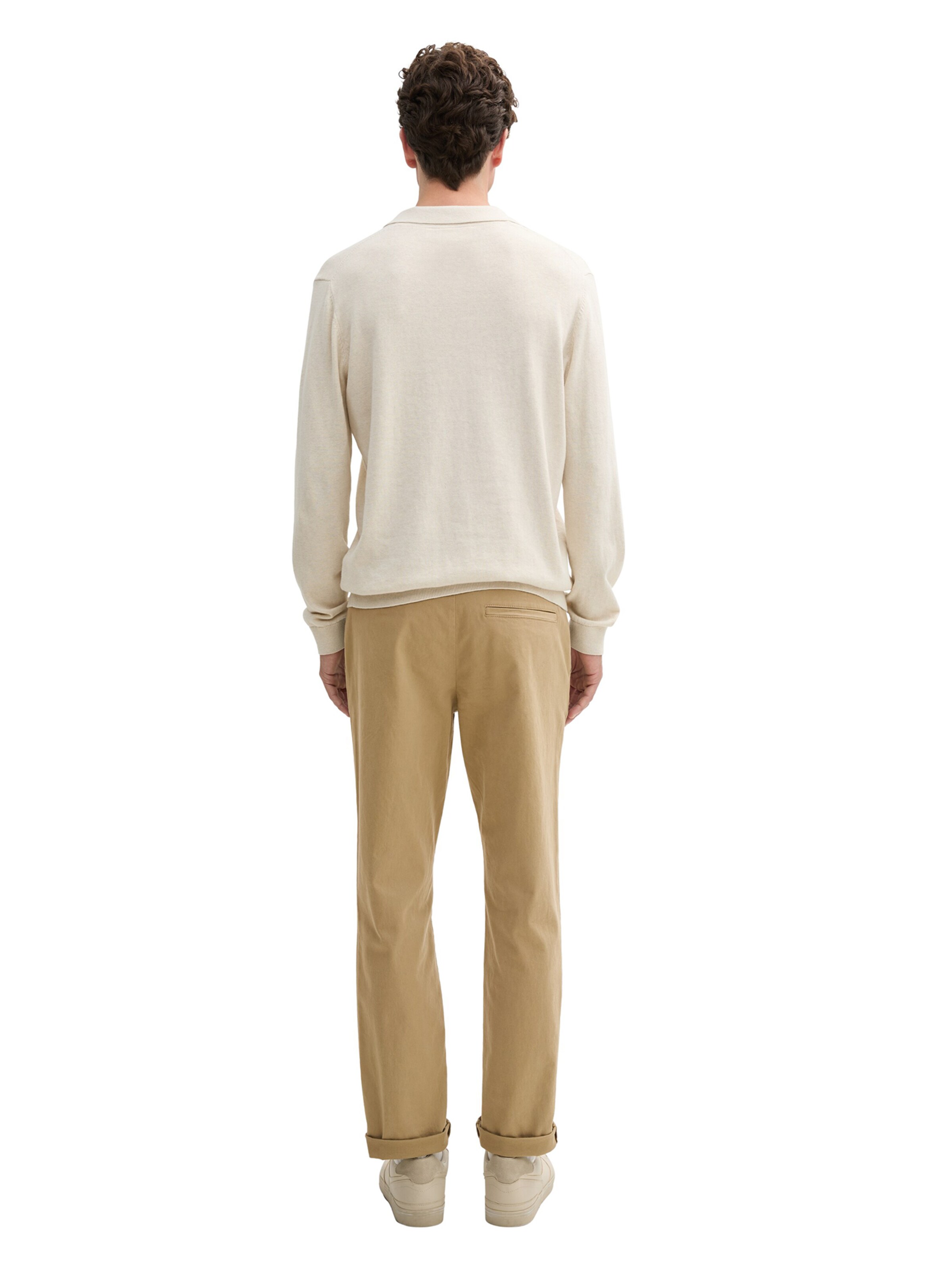 TOM TAILOR Štandardný strih Chino nohavice - Béžová