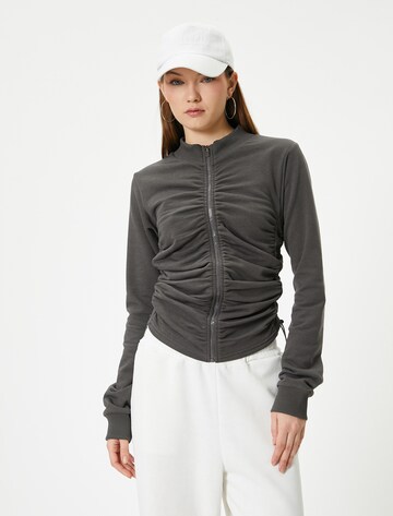 Koton Sweatshirt in Grau: Vorderseite