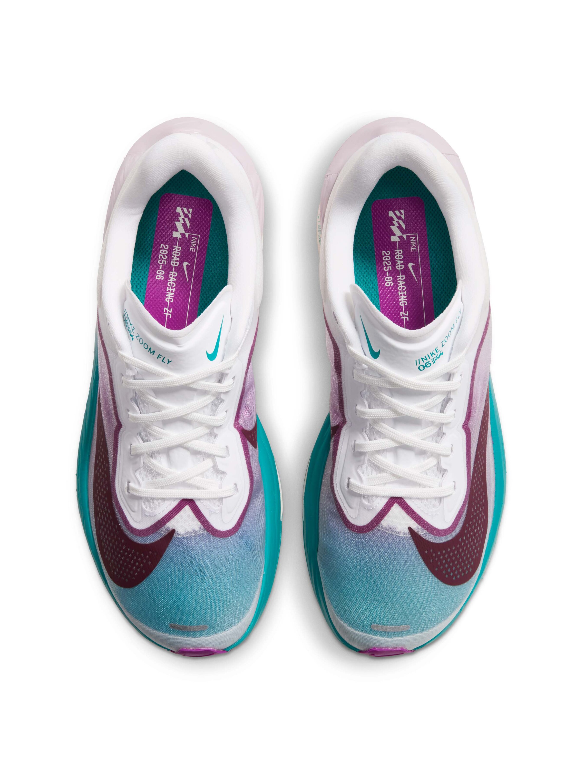 balts NIKE Skriešanas apavi 'Zoom Fly 6'