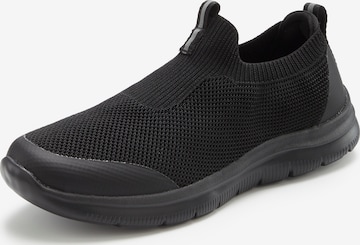 JOHN DEVIN Slip-Ons in Black: front