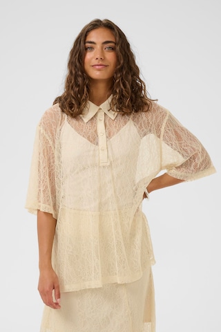 CULTURE Shirt 'CUkasi' in Beige: voorkant