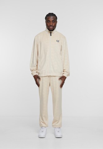 SOUTHPOLE Zip-Up Hoodie in Beige
