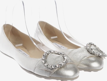 JIMMY CHOO Halbschuhe 37 in Silber: Vorderseite