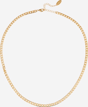 Orelia Necklace in Gold: front