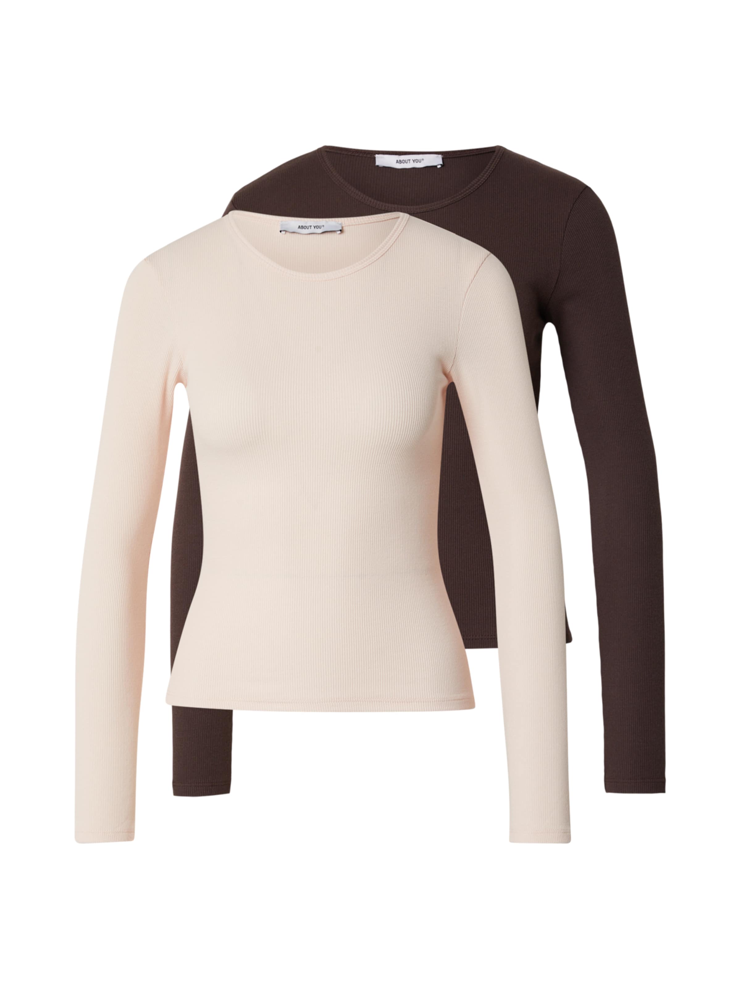 ABOUT YOU Tričko 'Insa' - Hnedá: predná strana