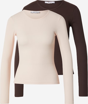 T-shirt 'Insa' ABOUT YOU en marron : devant